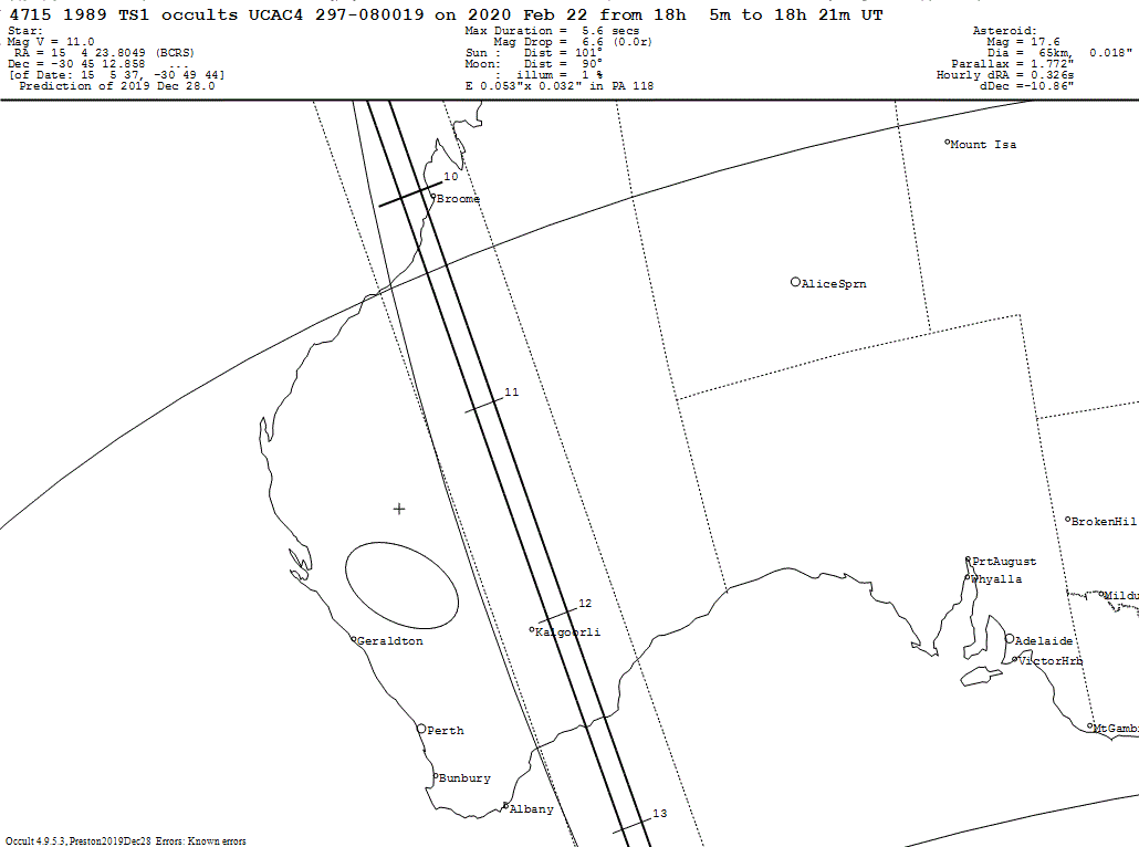 1989 TS1 Update Map