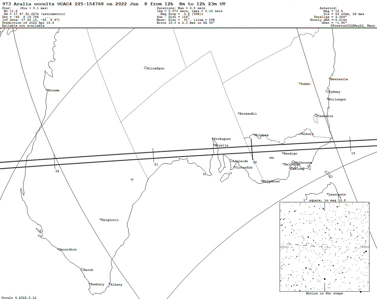 Aralia Update Map