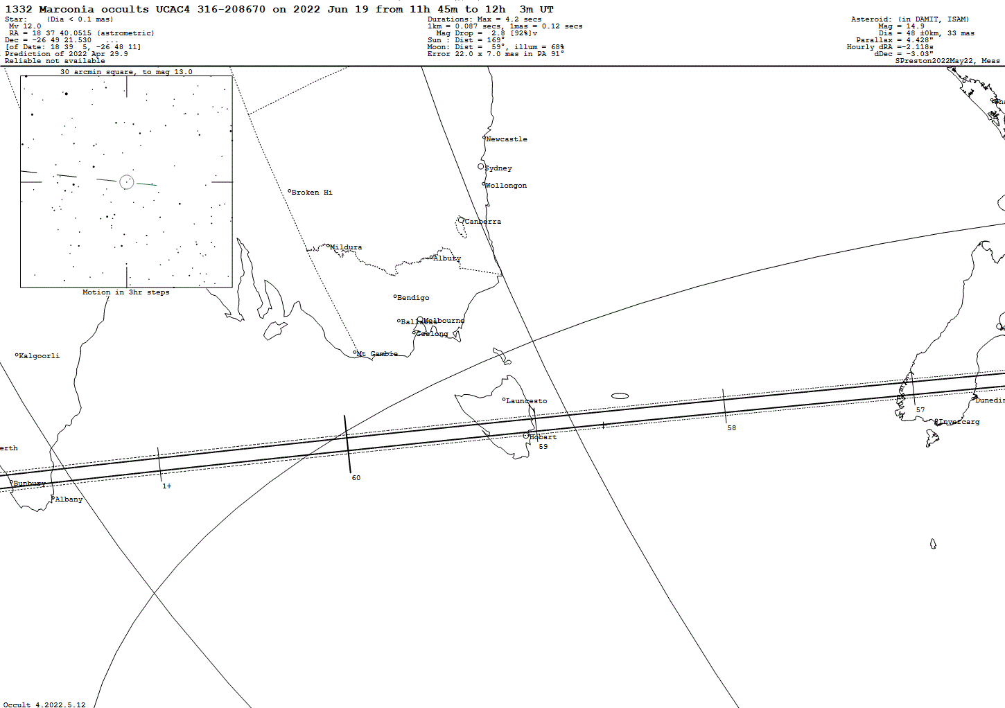 Marconia Update Map