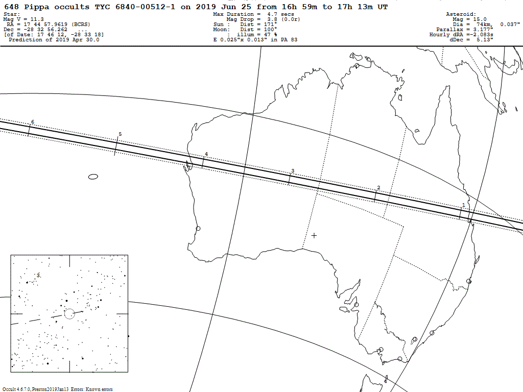 Pippa Update Map