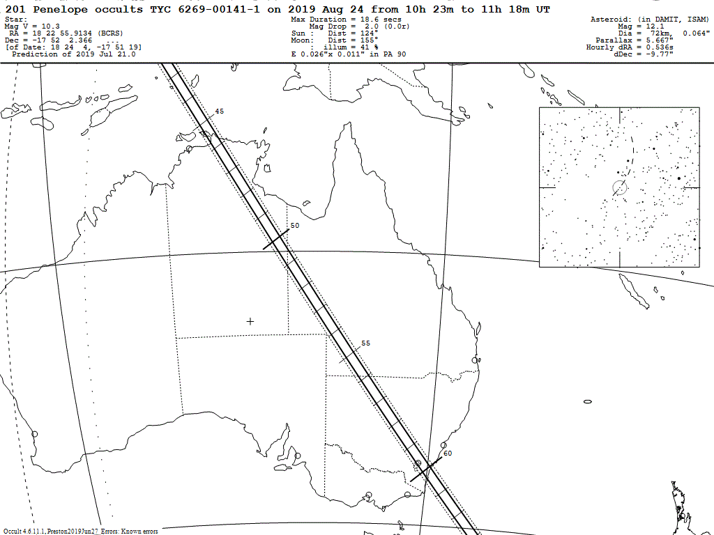 Penelope Update Map