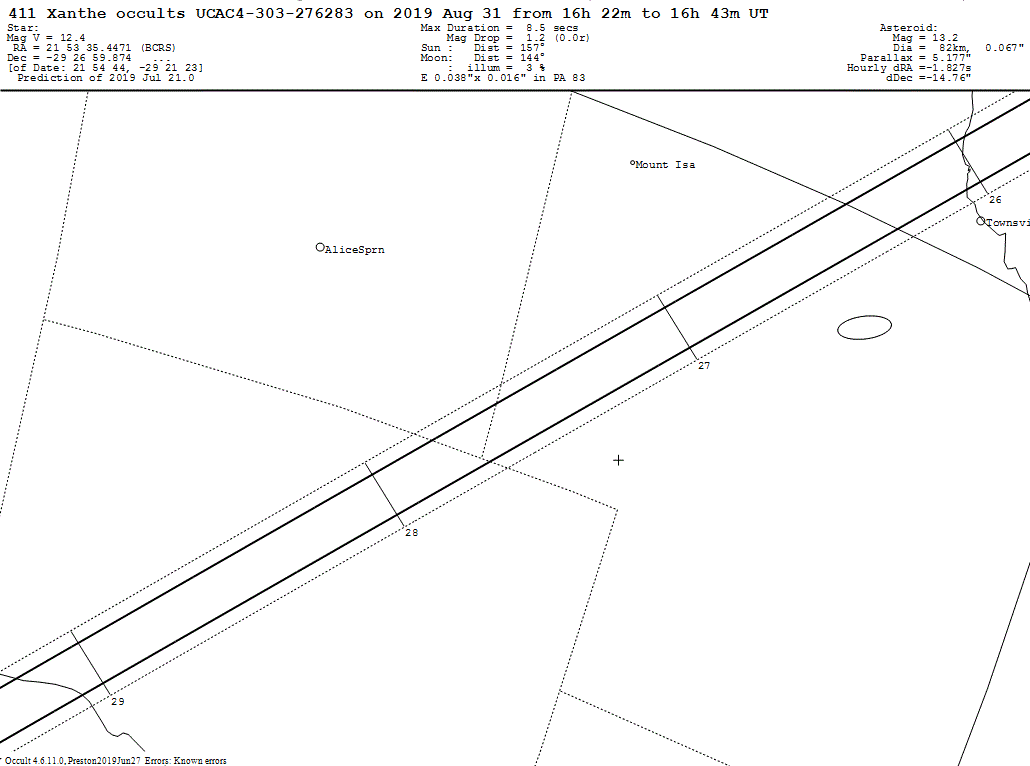 Xanthe Update Map