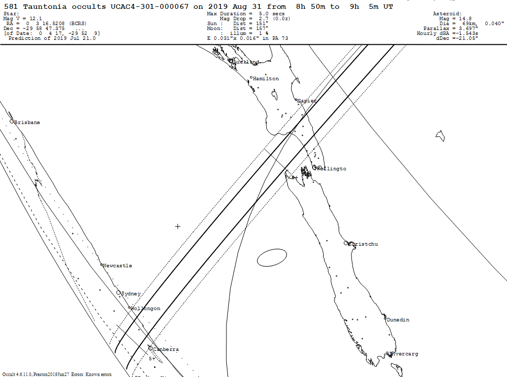 Tauntonia Update Map