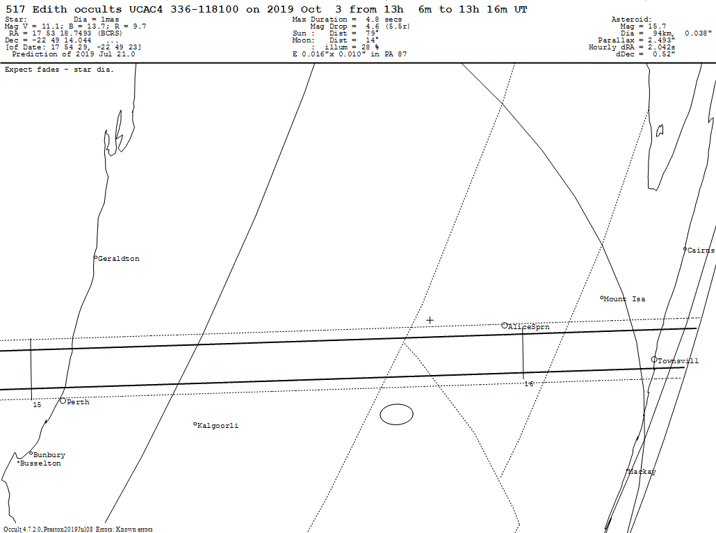 Edith Update Map