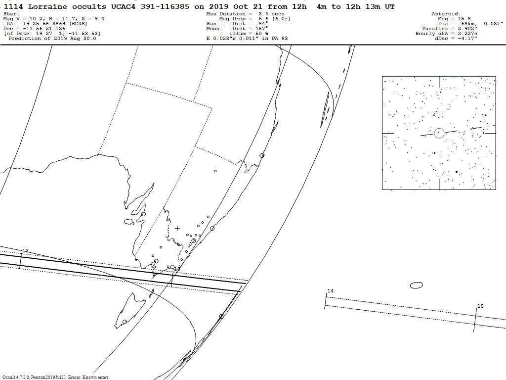 Lorraine Update Map