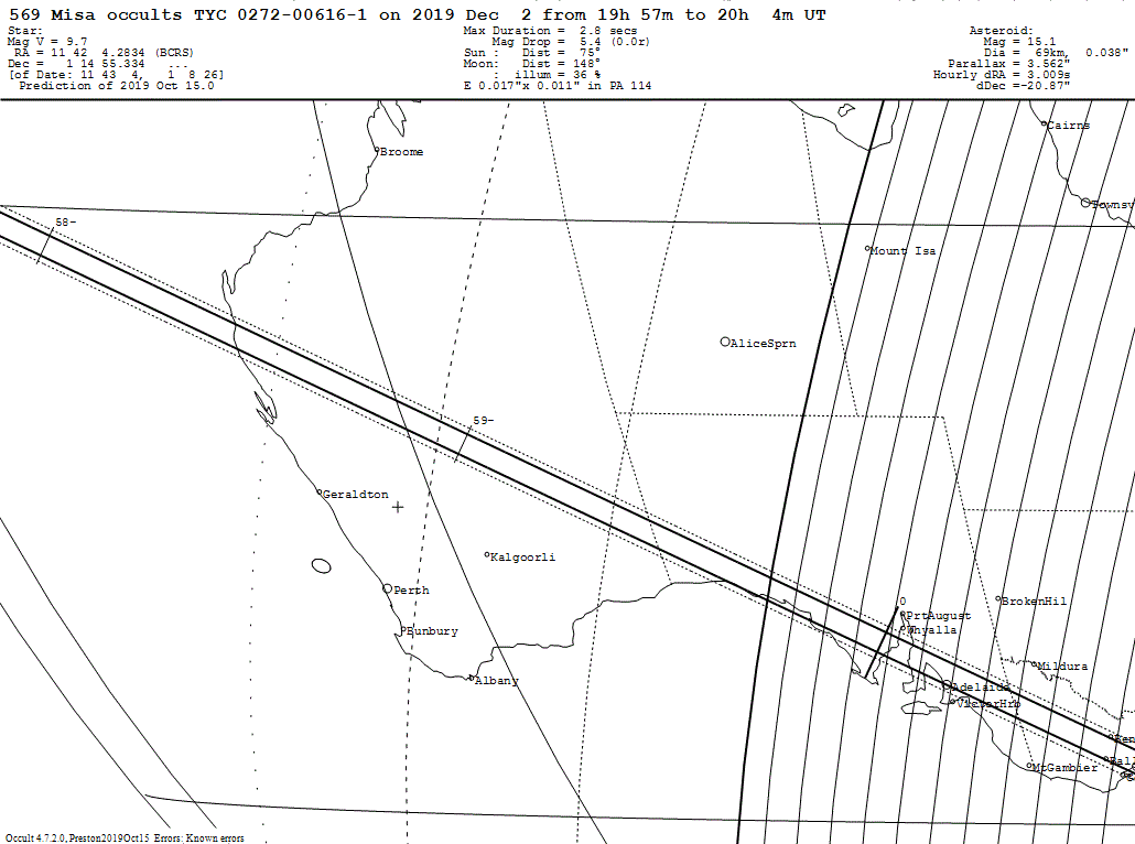 Misa Update Map