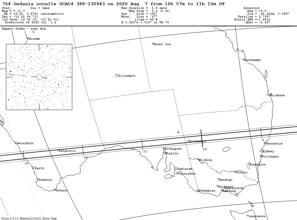 Gedania Update Map