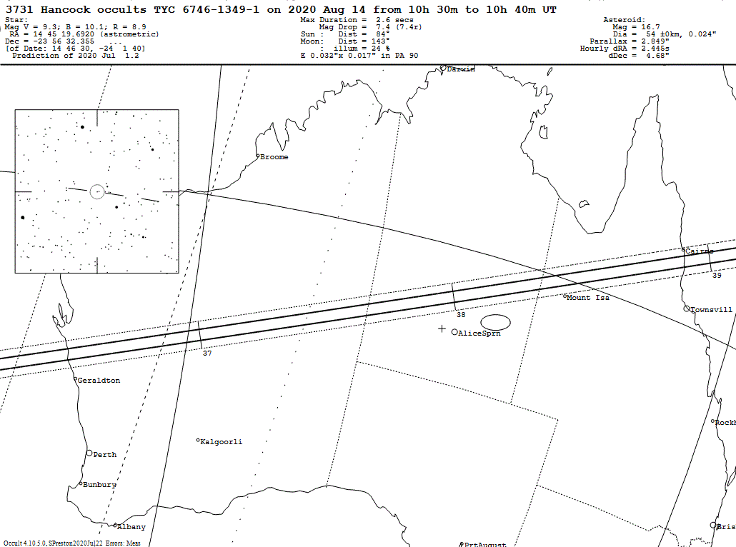 Hancock Update Map