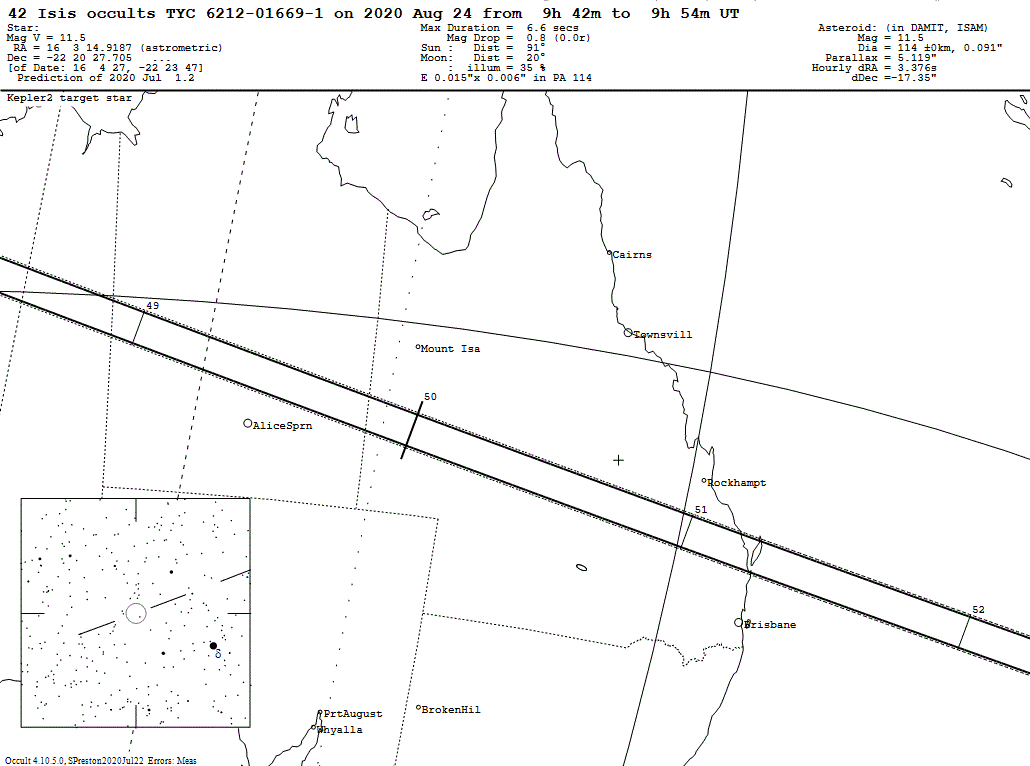 Isis Update Map