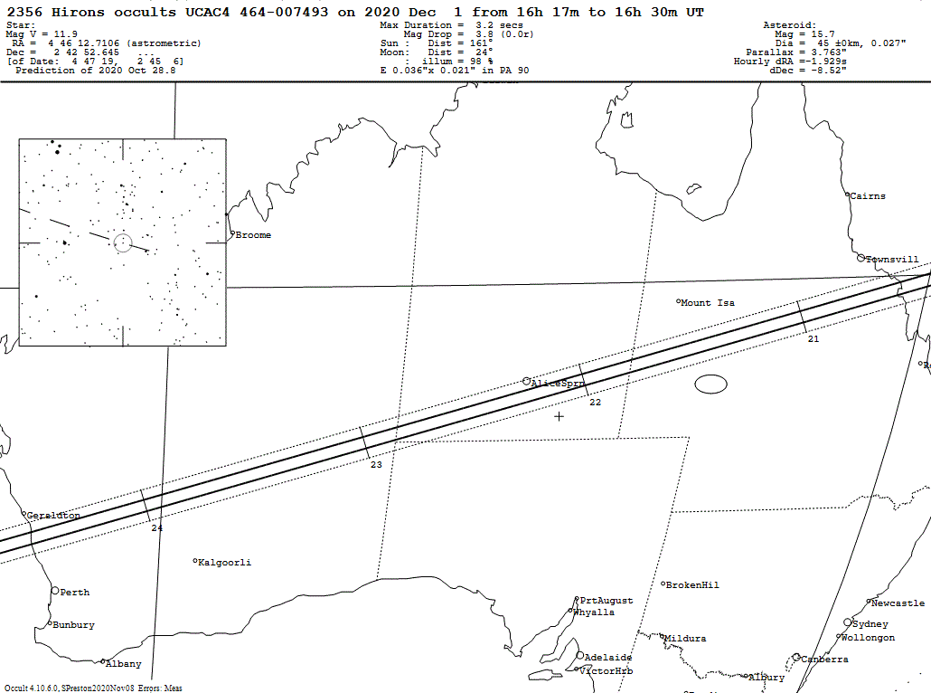 Hirons Update Map