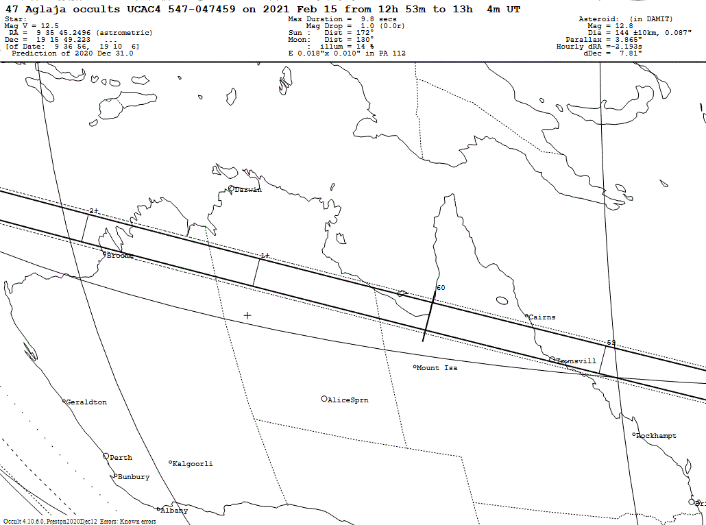 Aglaja Update Map