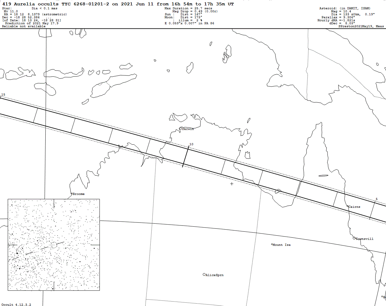 Aurelia Update Map