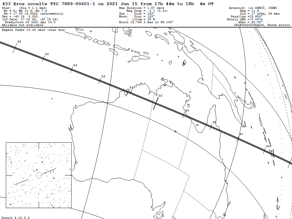 Eros Update Map