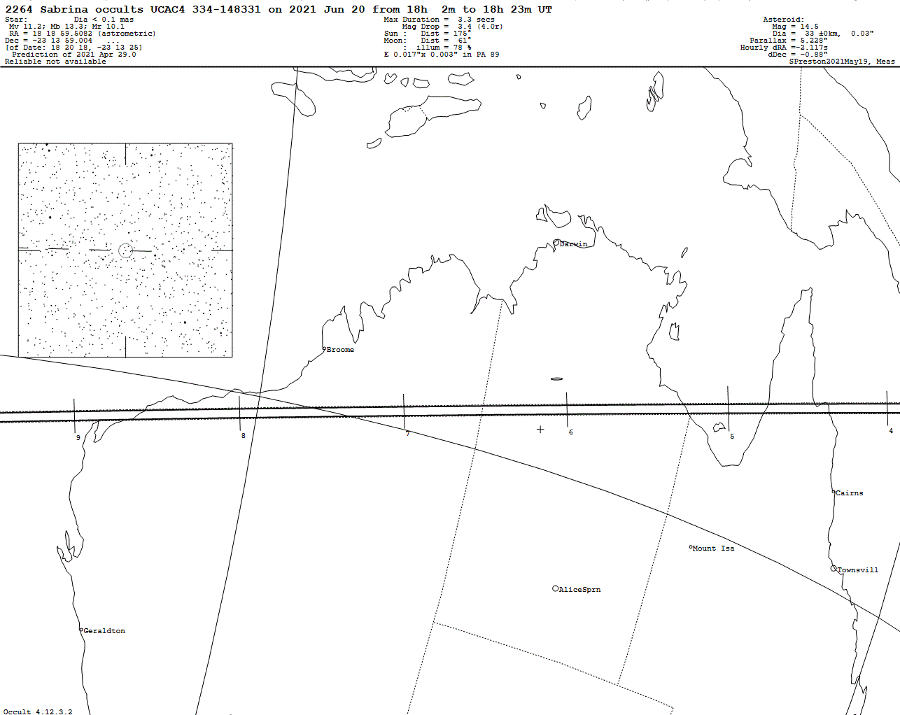 Sabrina Update Map