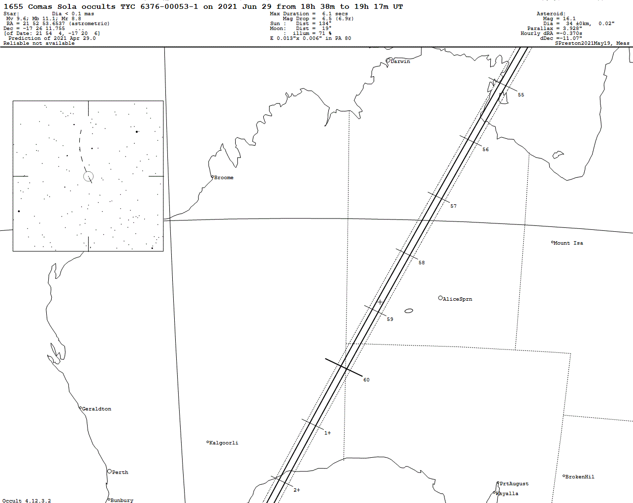 Comas Sola Update Map