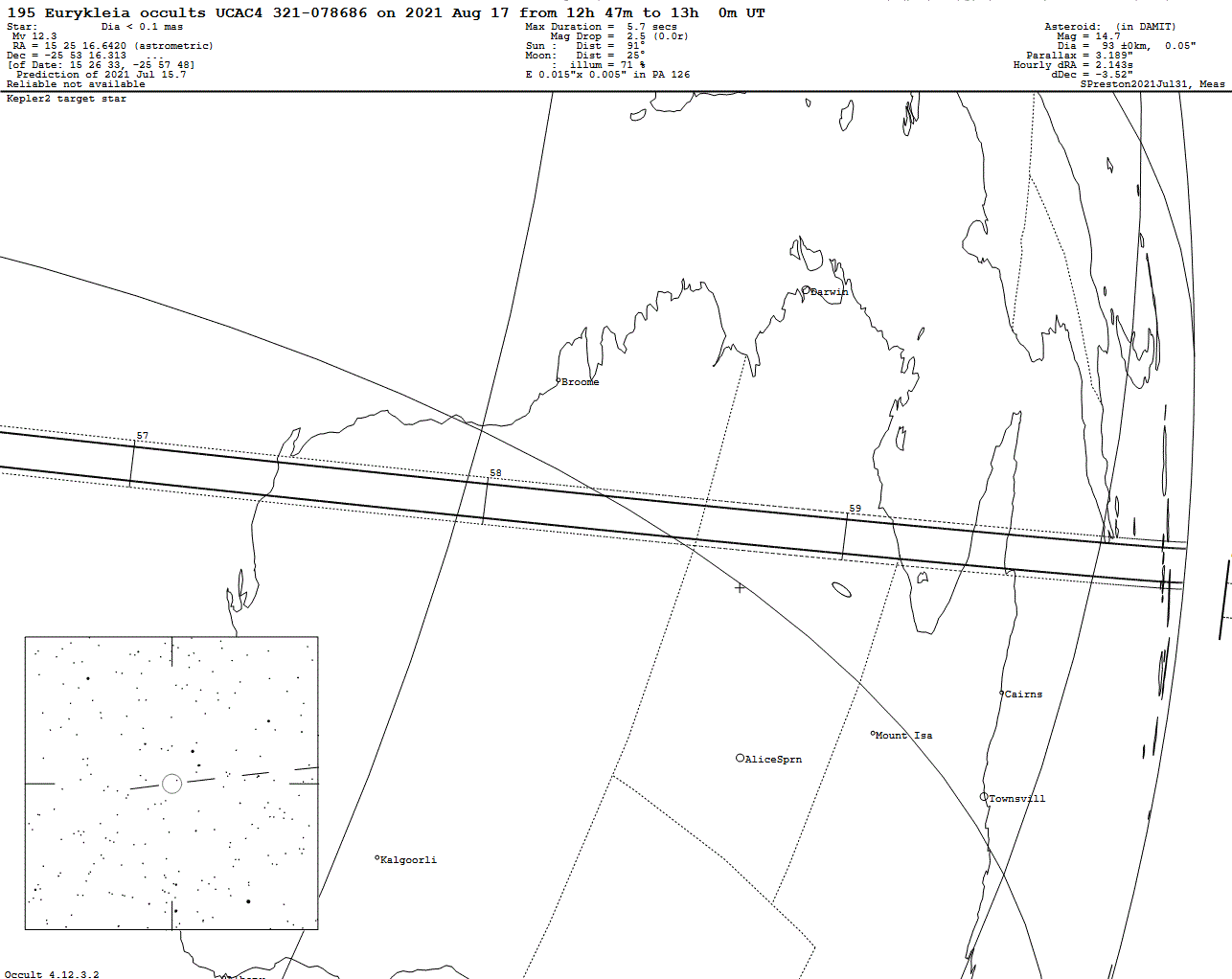 Eurykleia Update Map