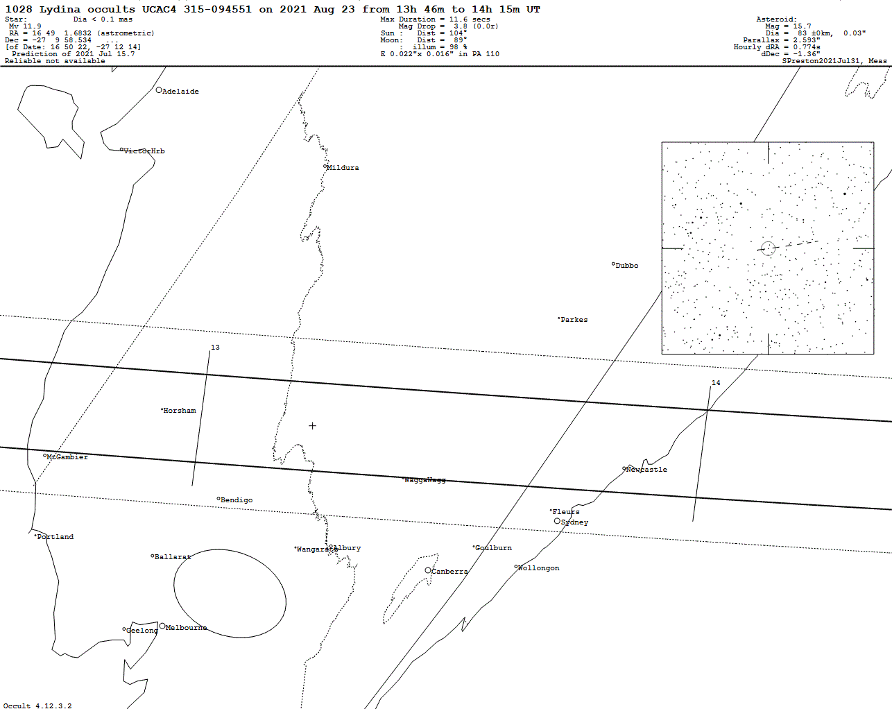 Lydina Update Map