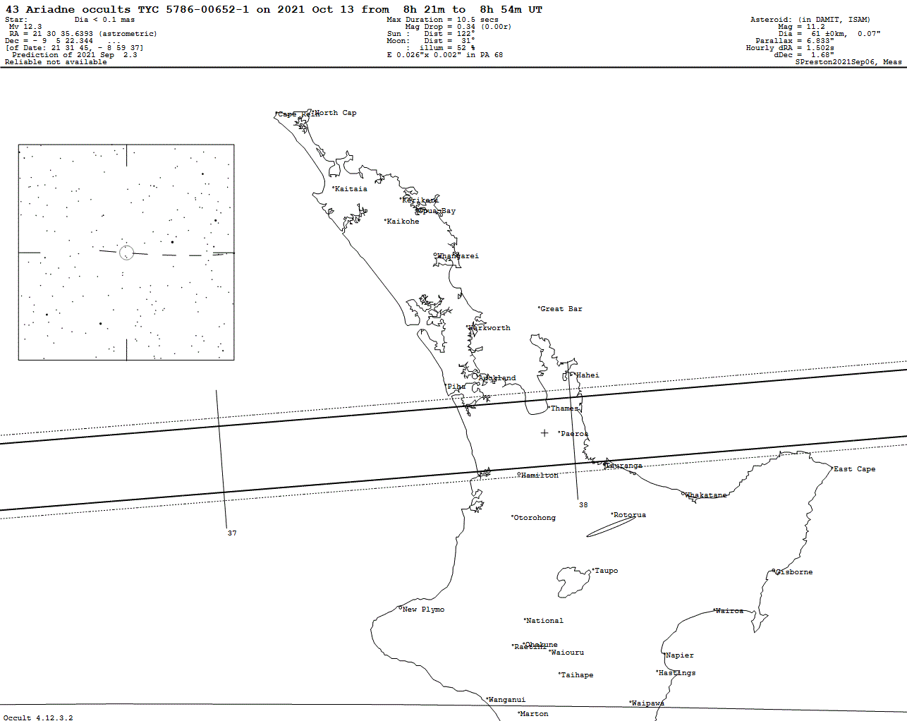 Ariadne Update Map