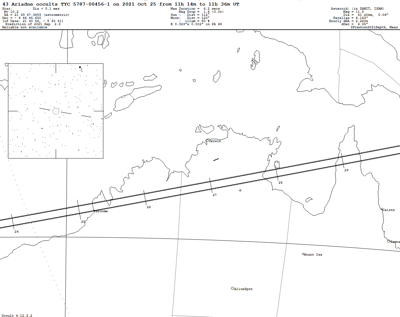 Ariadne Update Map