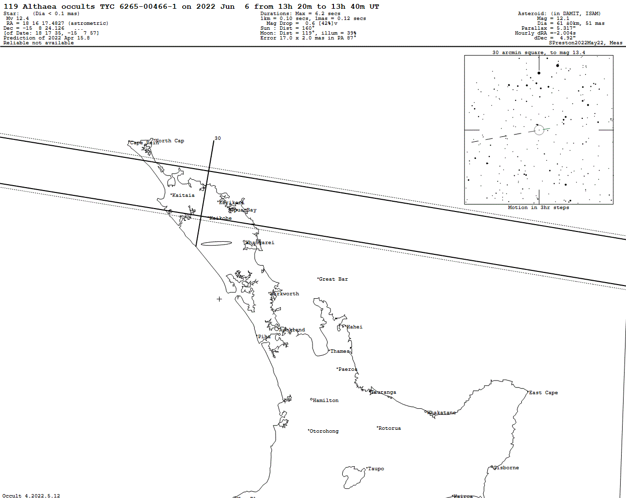 Althaea Update Map