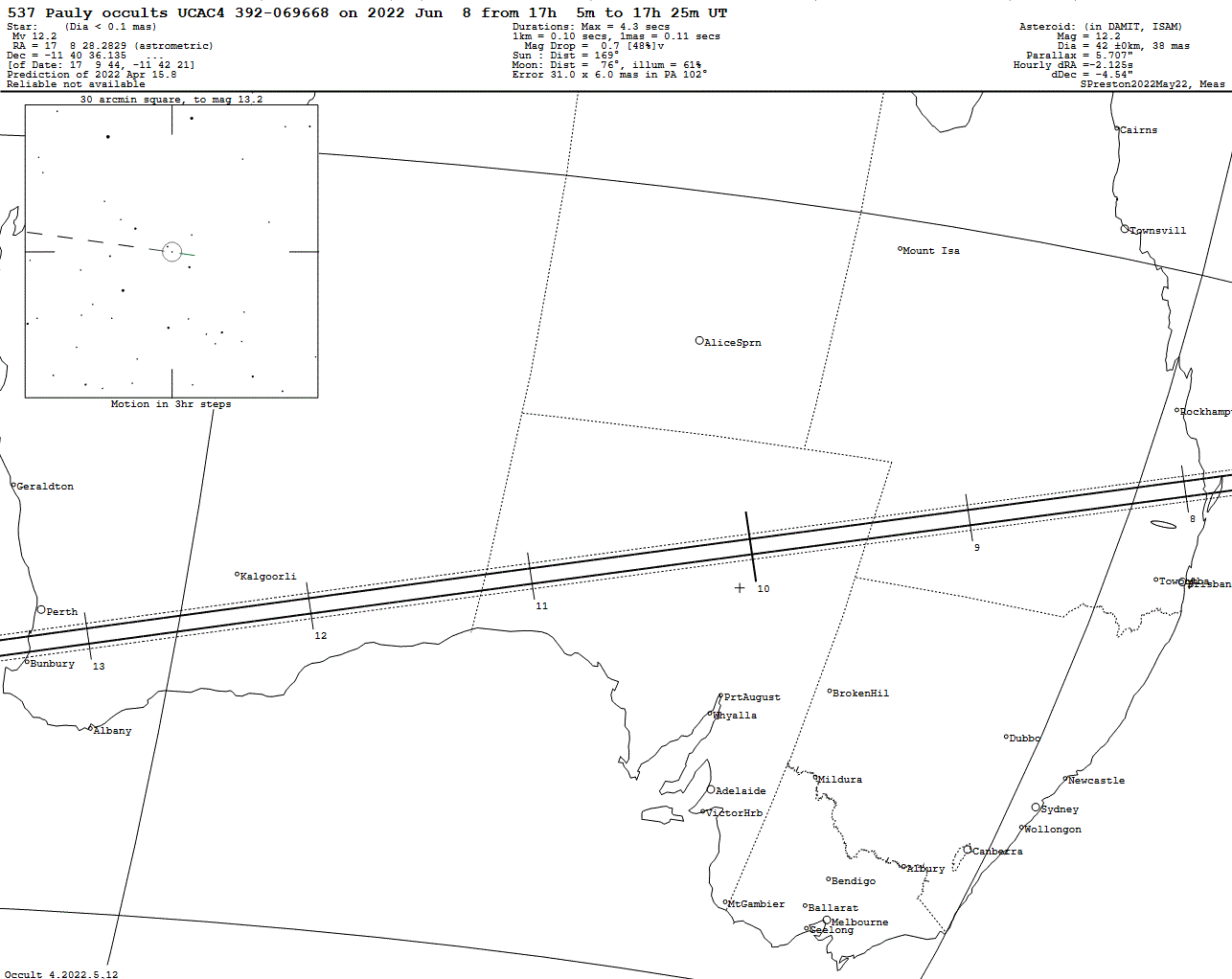 Pauly Update Map