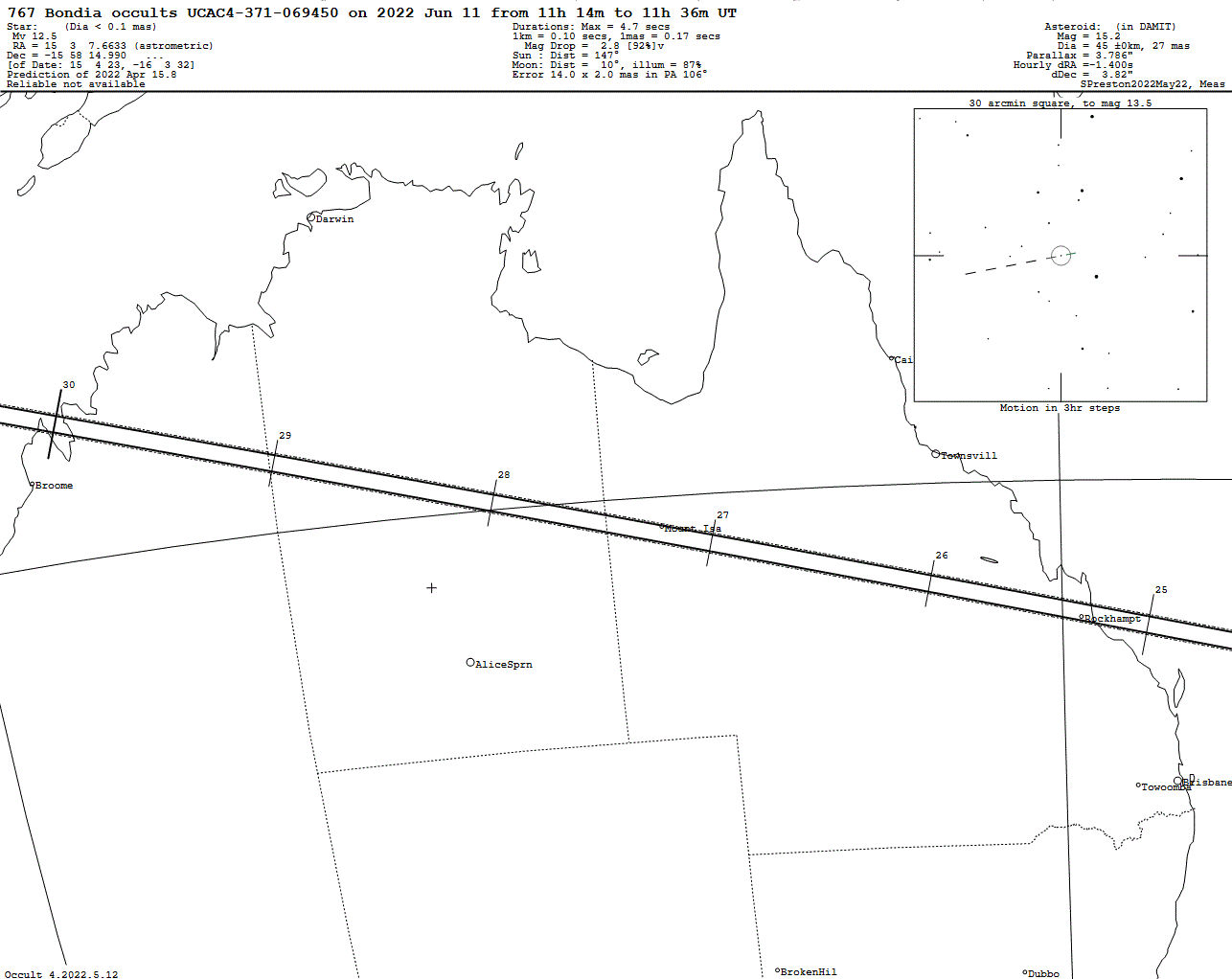 Bondia Update Map