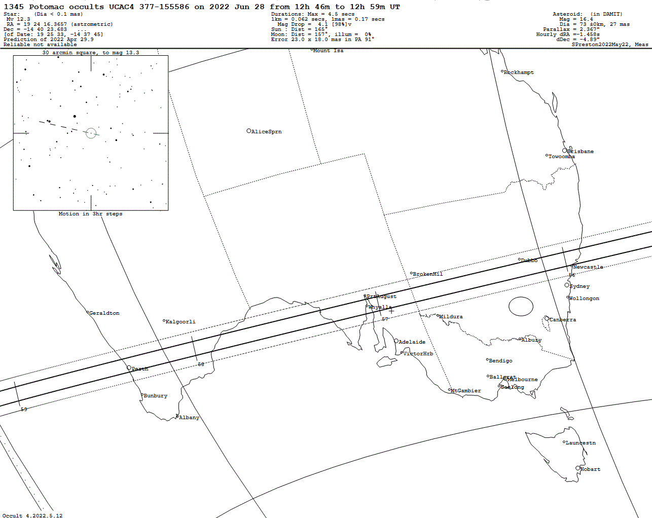 Potomac Update Map