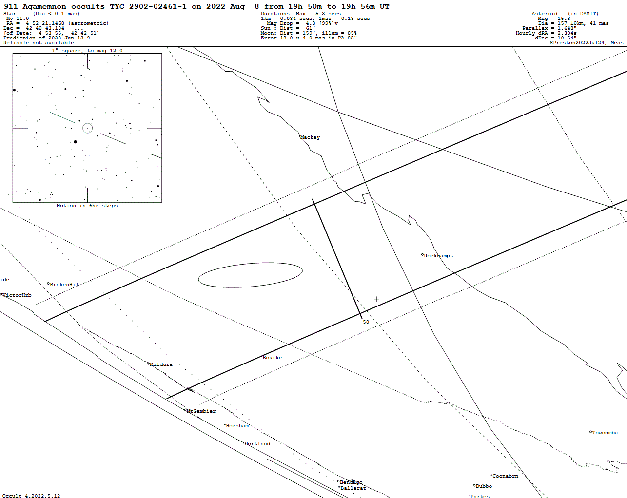 Agamemnon Update Map