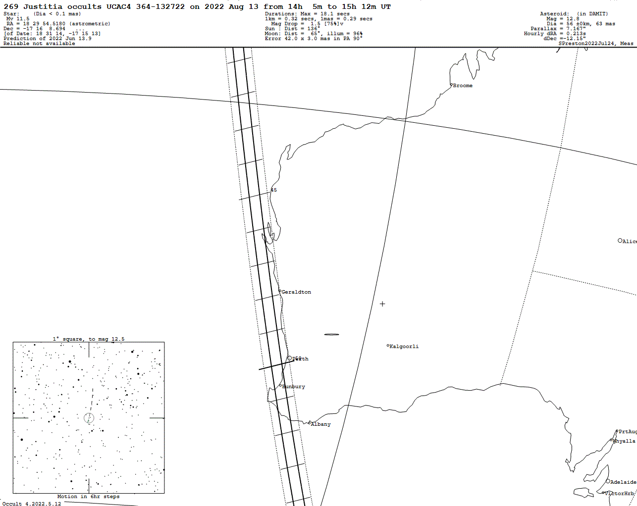 Justitia Update Map