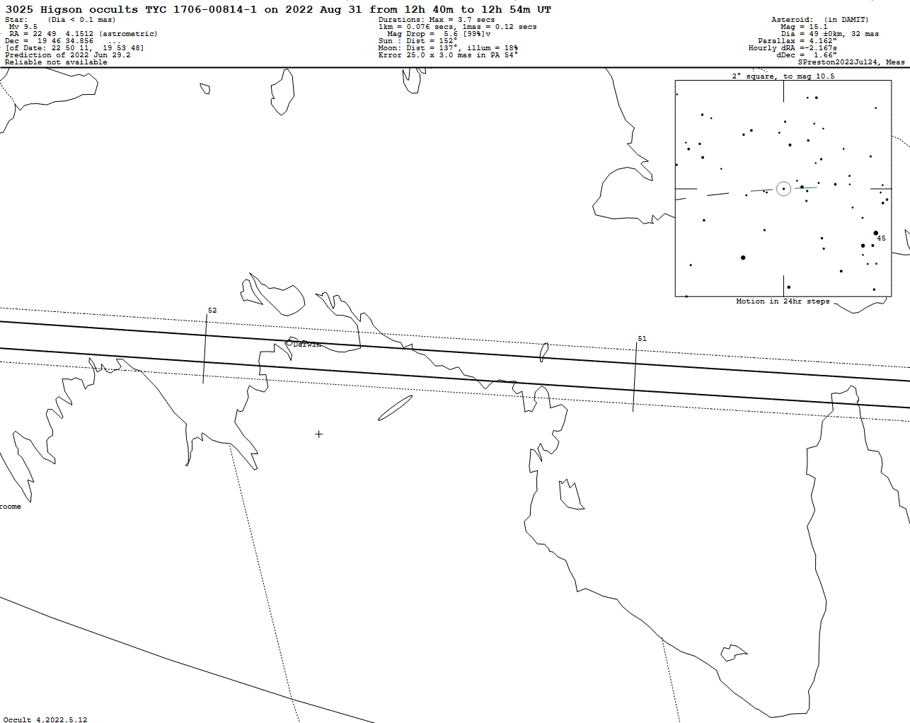 Higson Update Map